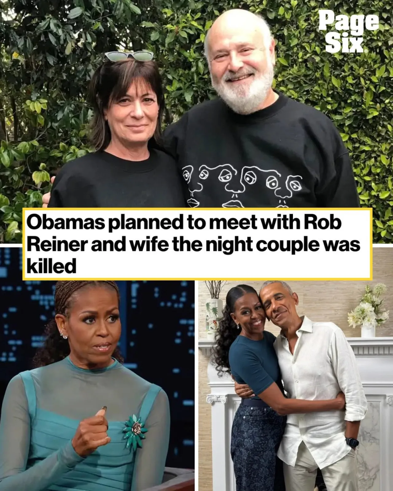 Michelle Obama Recalls Shocking Moment of Learning About Rob Reiner's Parents' Murder