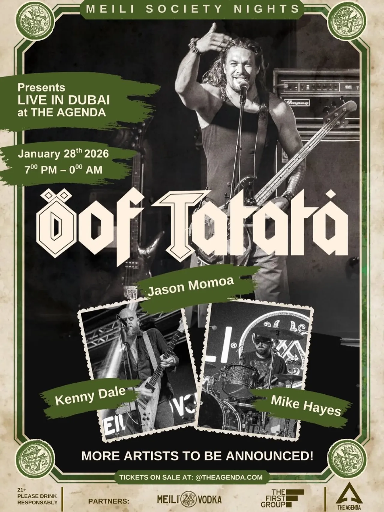 Jason Momoa's Band ÖOF Tatata Announces First-Ever Live Concert in Dubai for 2026