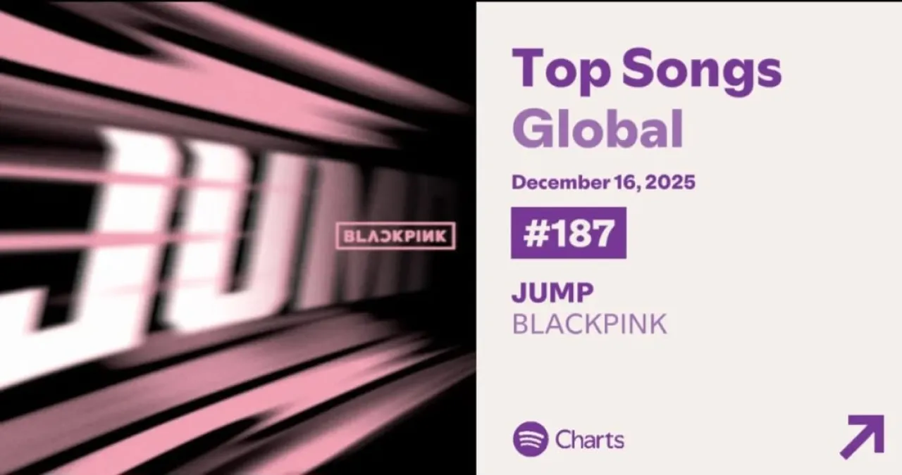 BLACKPINK's 'JUMP' Re-enters Spotify Global Chart with Over 1.2 Million Streams