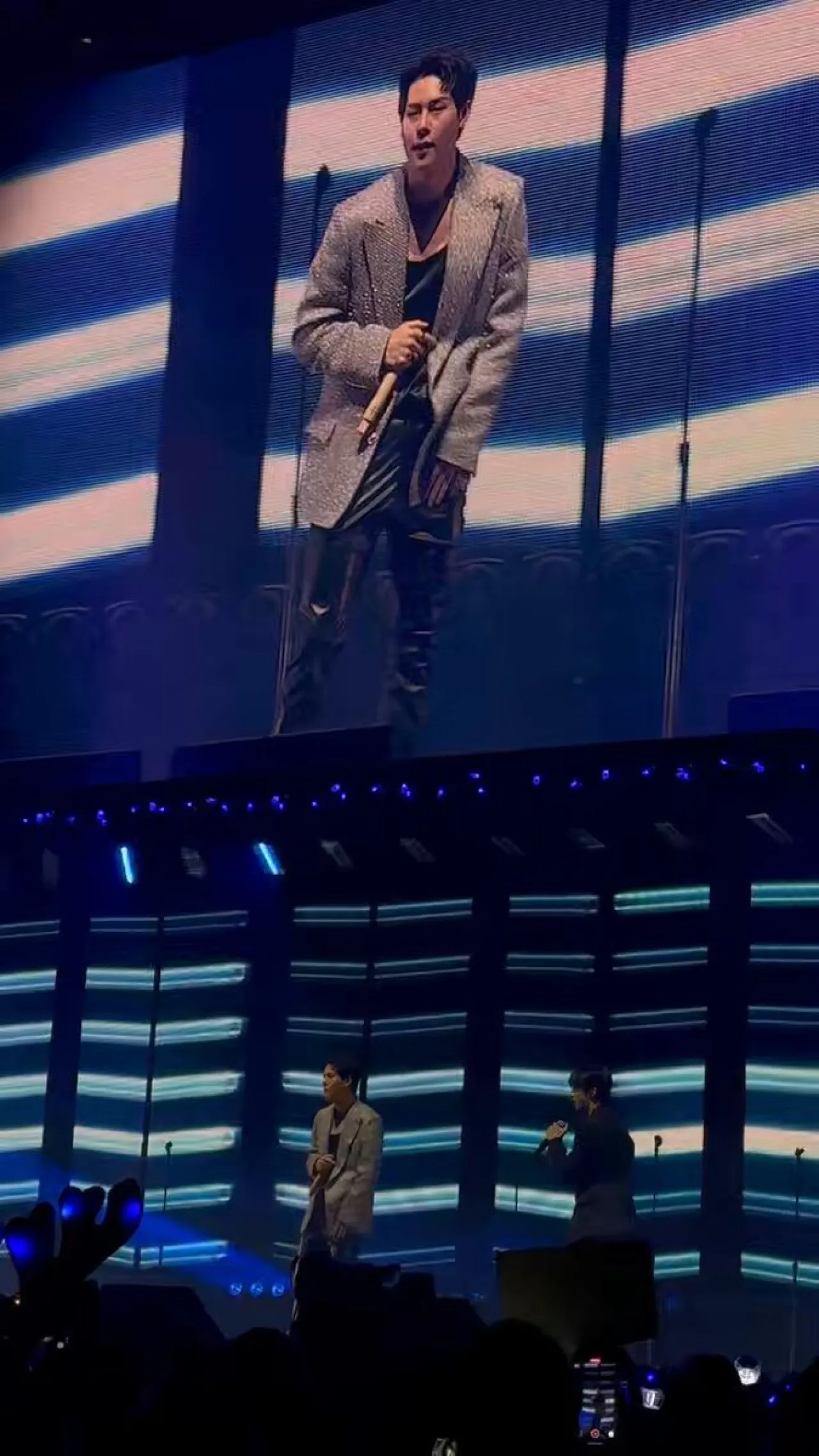 MONSTA X Delivers Standout Performance at iHeartRadio Jingle Ball in Baby Blue Attire