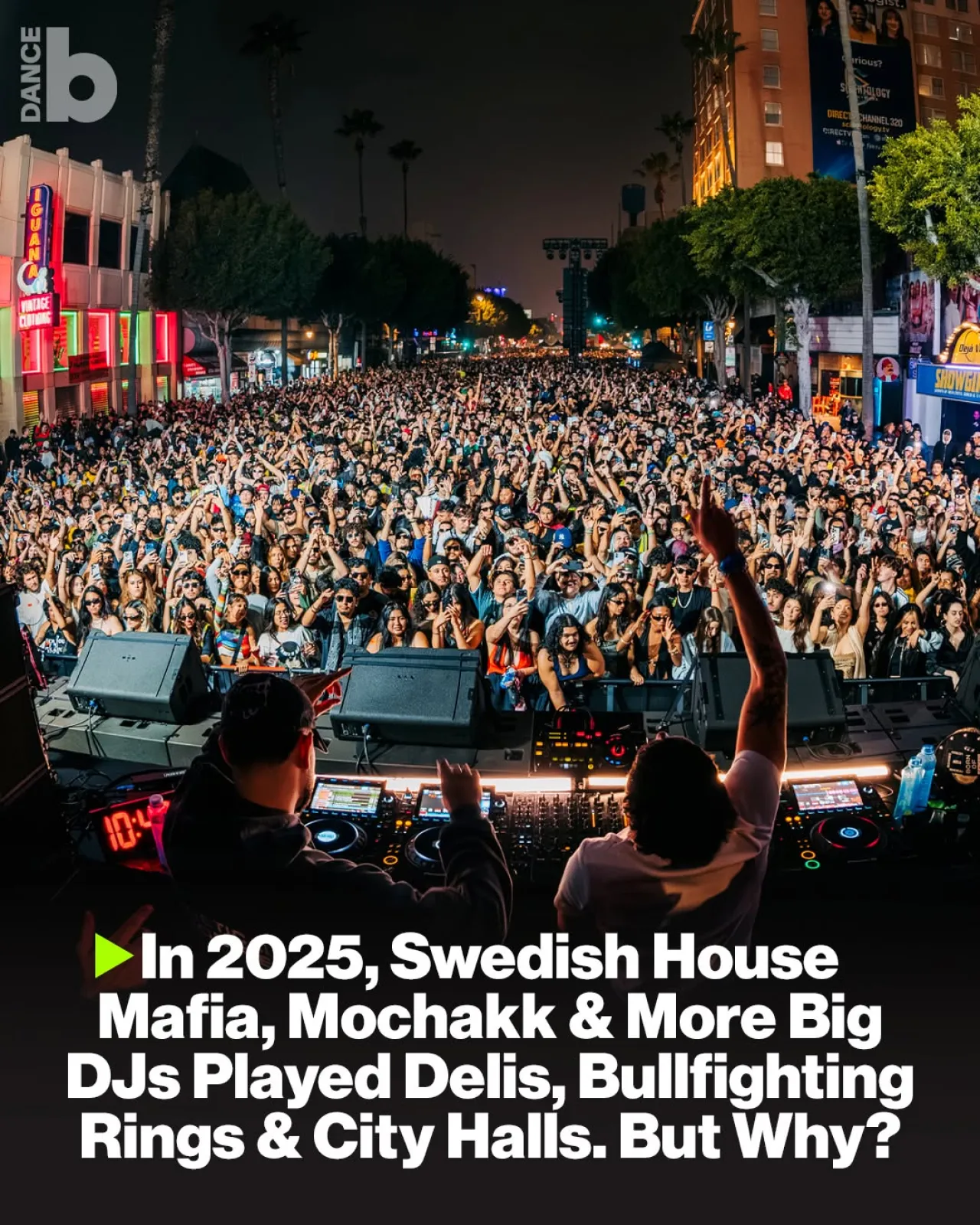 Los Angeles Reclaims Streets for Dance Music as Mochakk Headlines Hollywood Boulevard Block Party