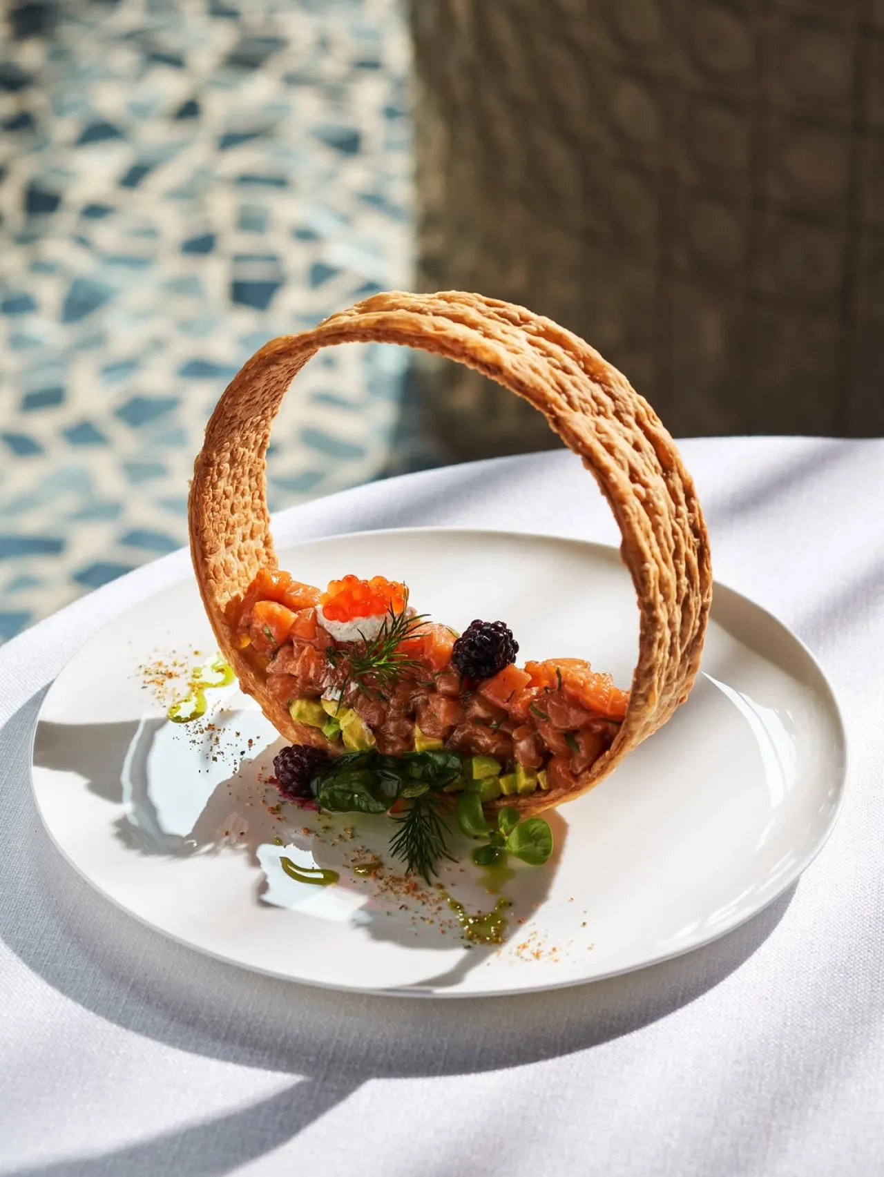Gizia Brasserie Fişekhane Showcases Winter's Finest Salmon Tartare