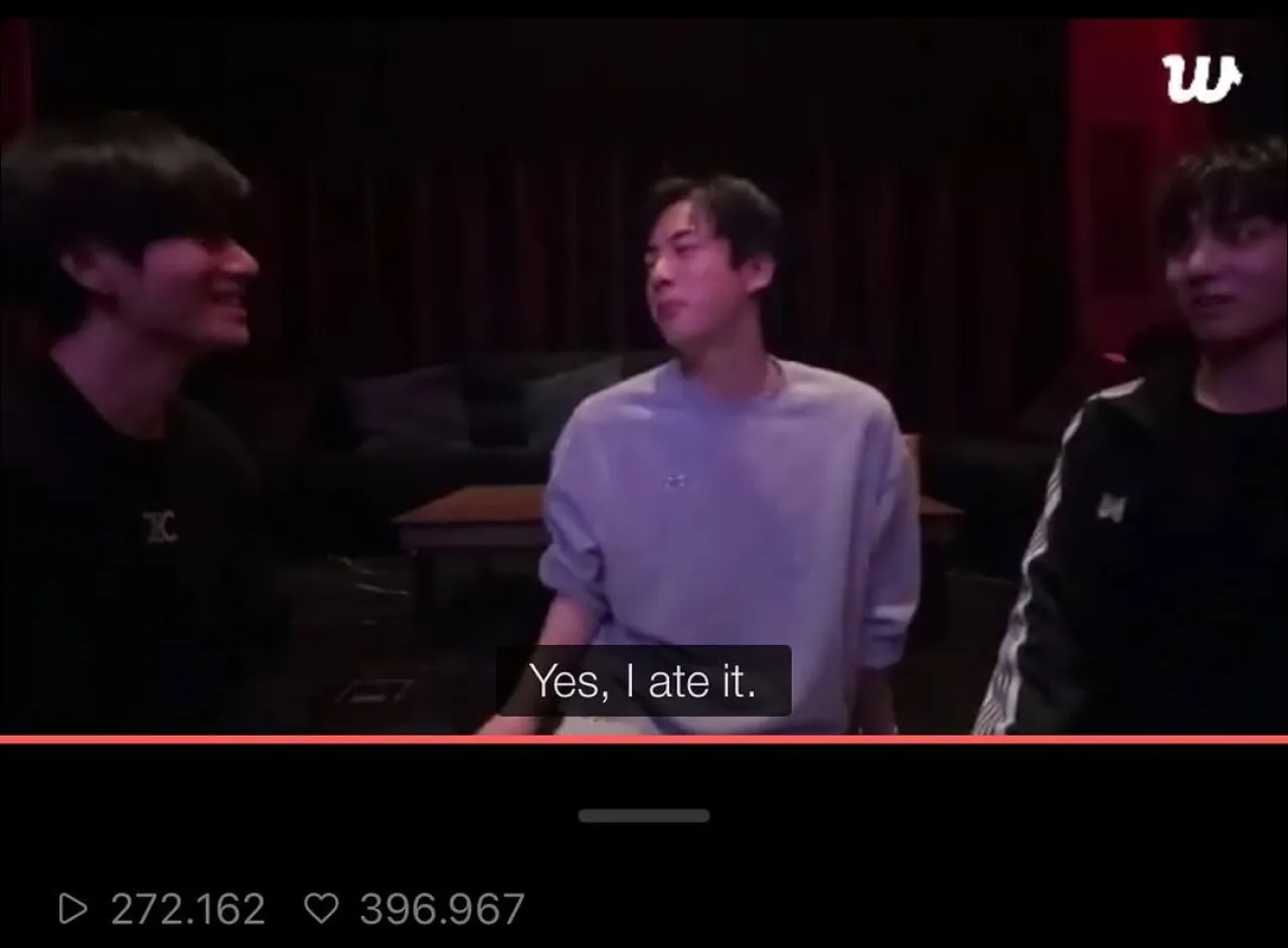 BTS's Jungkook Hosts Live Weverse Session with Jin and V