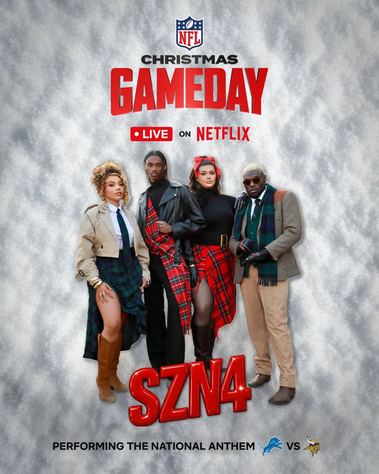 Building The Band to Perform National Anthem at Lions vs. Vikings NFL Christmas Game