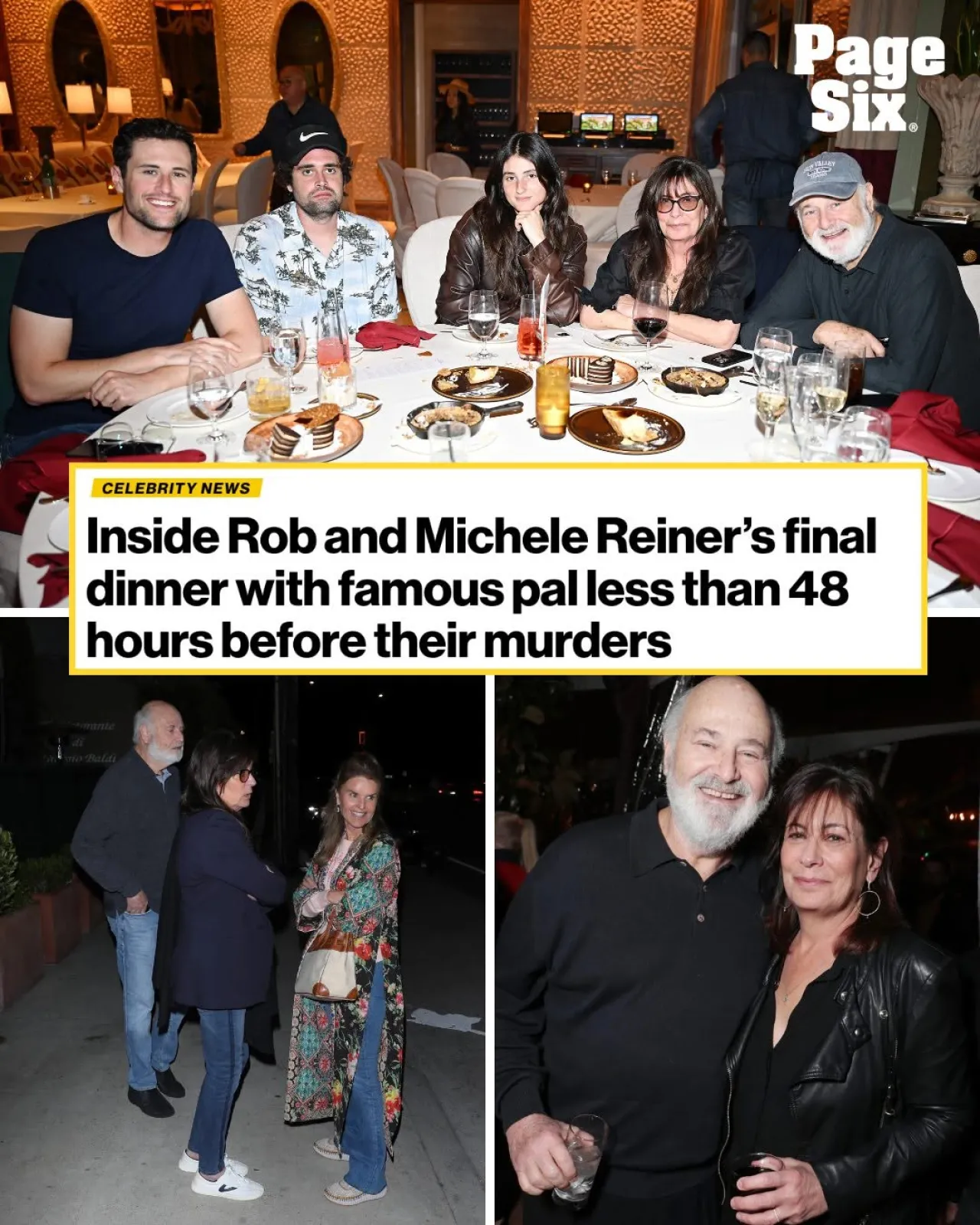 Rob Reiner Dined with Maria Shriver Days Before Couple's Tragic Murder