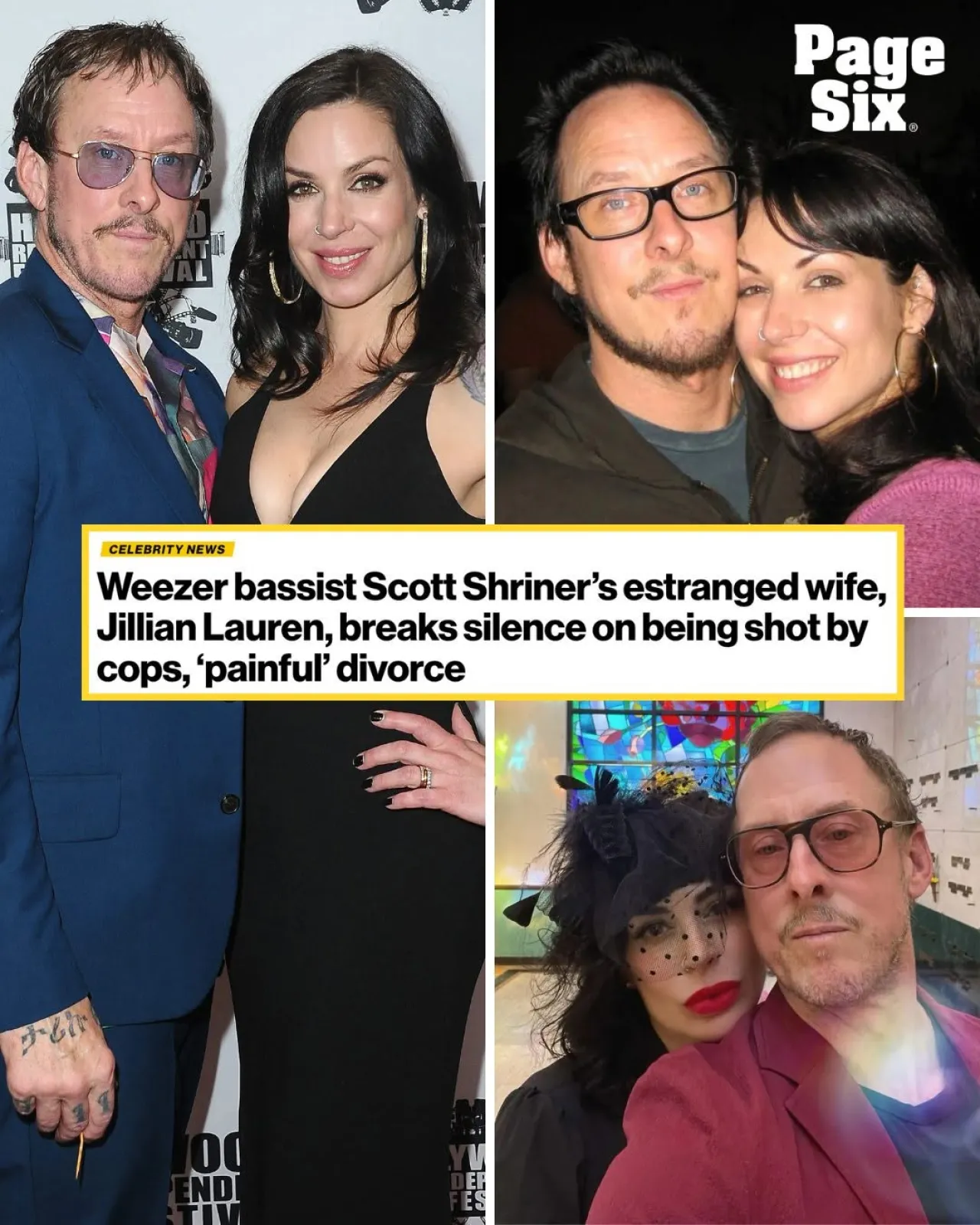 Jillian Lauren Breaks Silence After Police Shooting, Divorce from Weezer's Scott Shriner