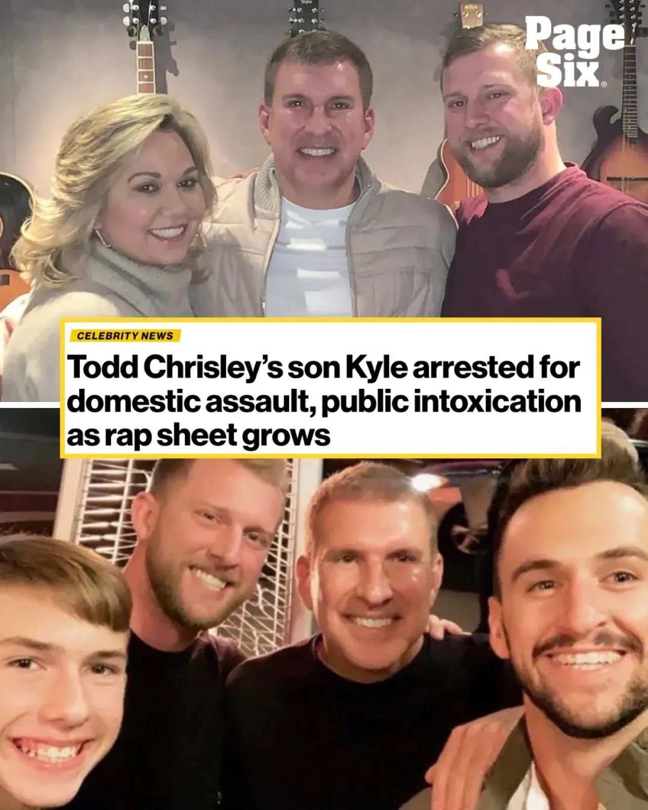 Kyle Chrisley Arrested on Domestic Assault and Public Intoxication Charges