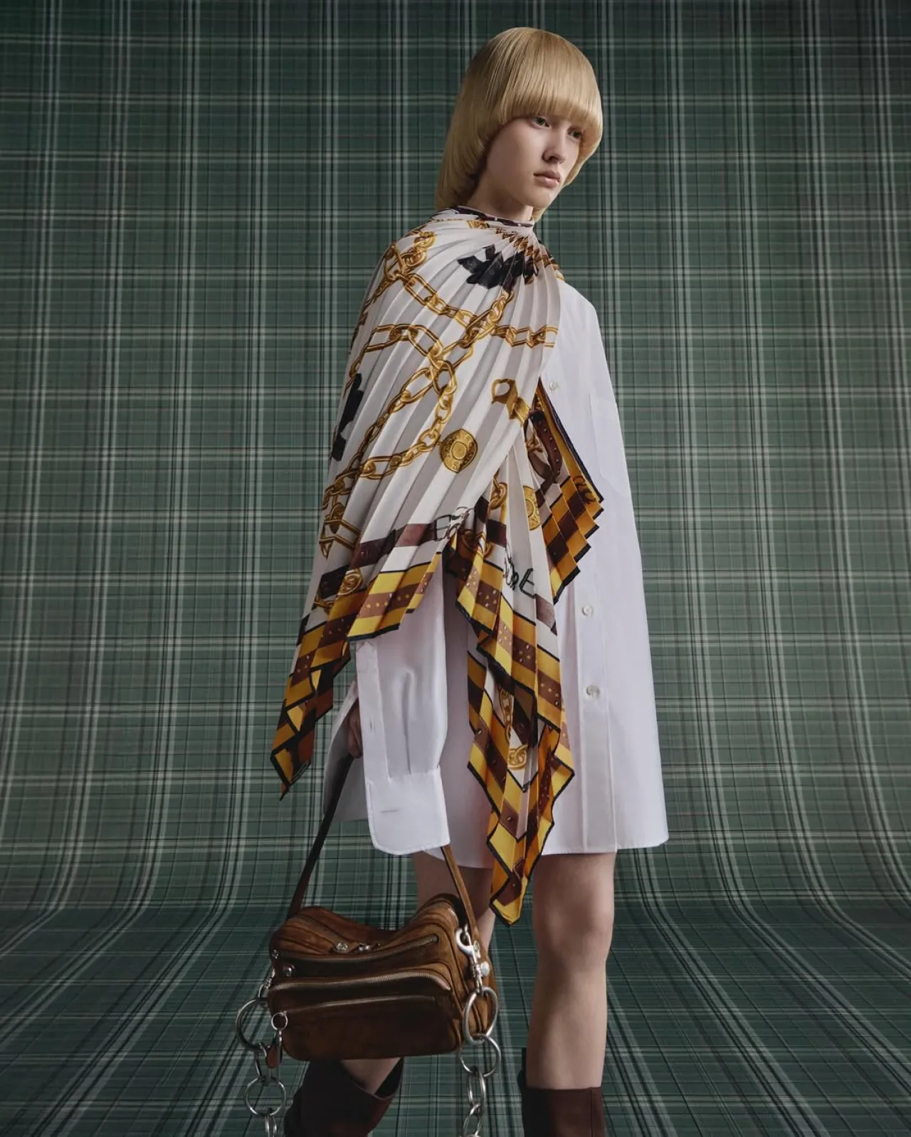 Acne Studios Spring Summer 2026 Collection Unveils Nostalgic Plissé Prints