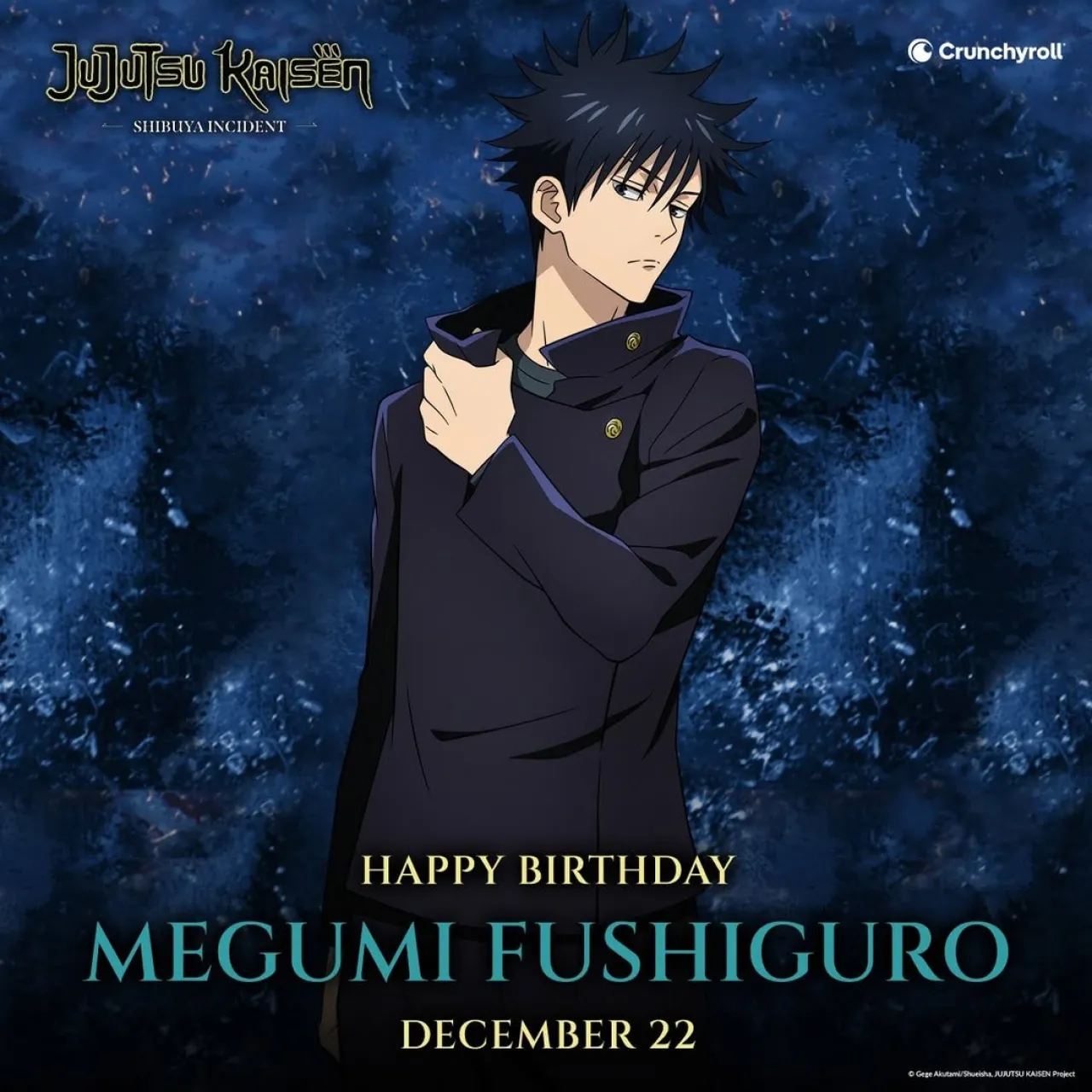 Megumi Fushiguro from Jujutsu Kaisen Celebrates His Birthday