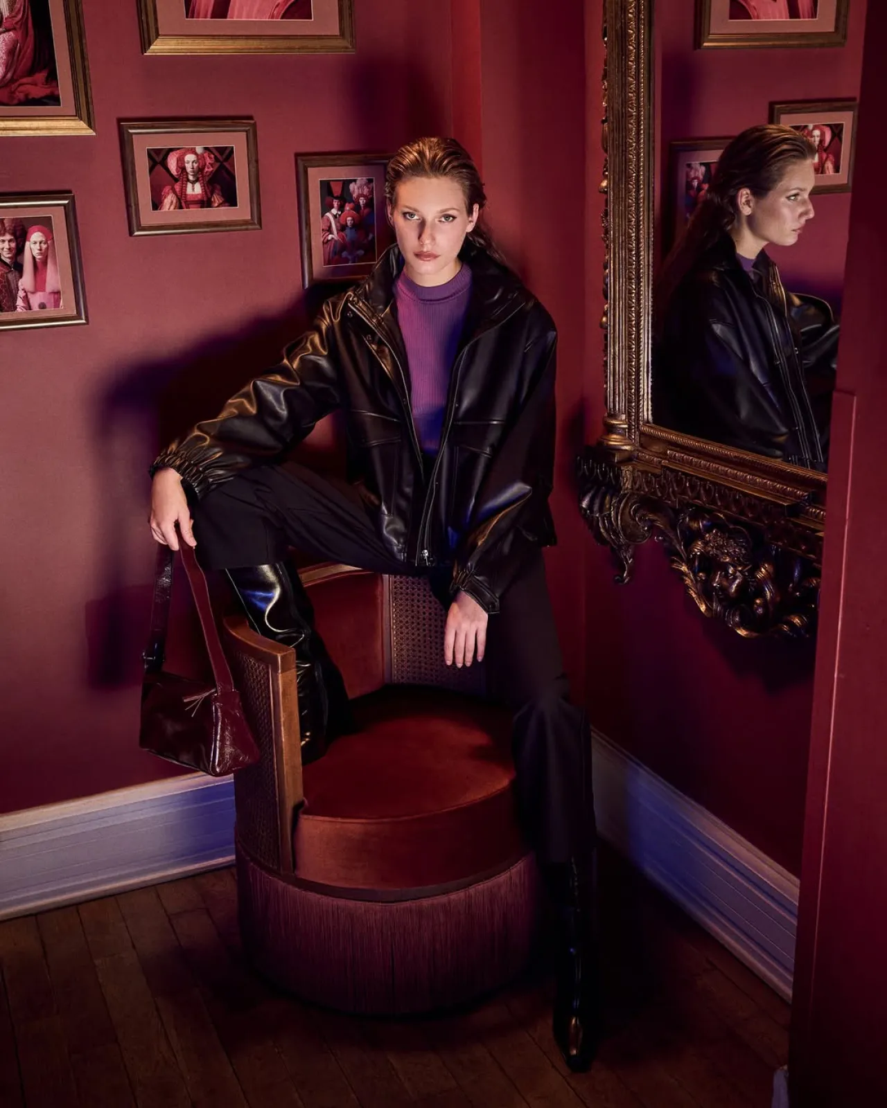 Colins Introduces New Leather Jacket Collection for Winter 2024