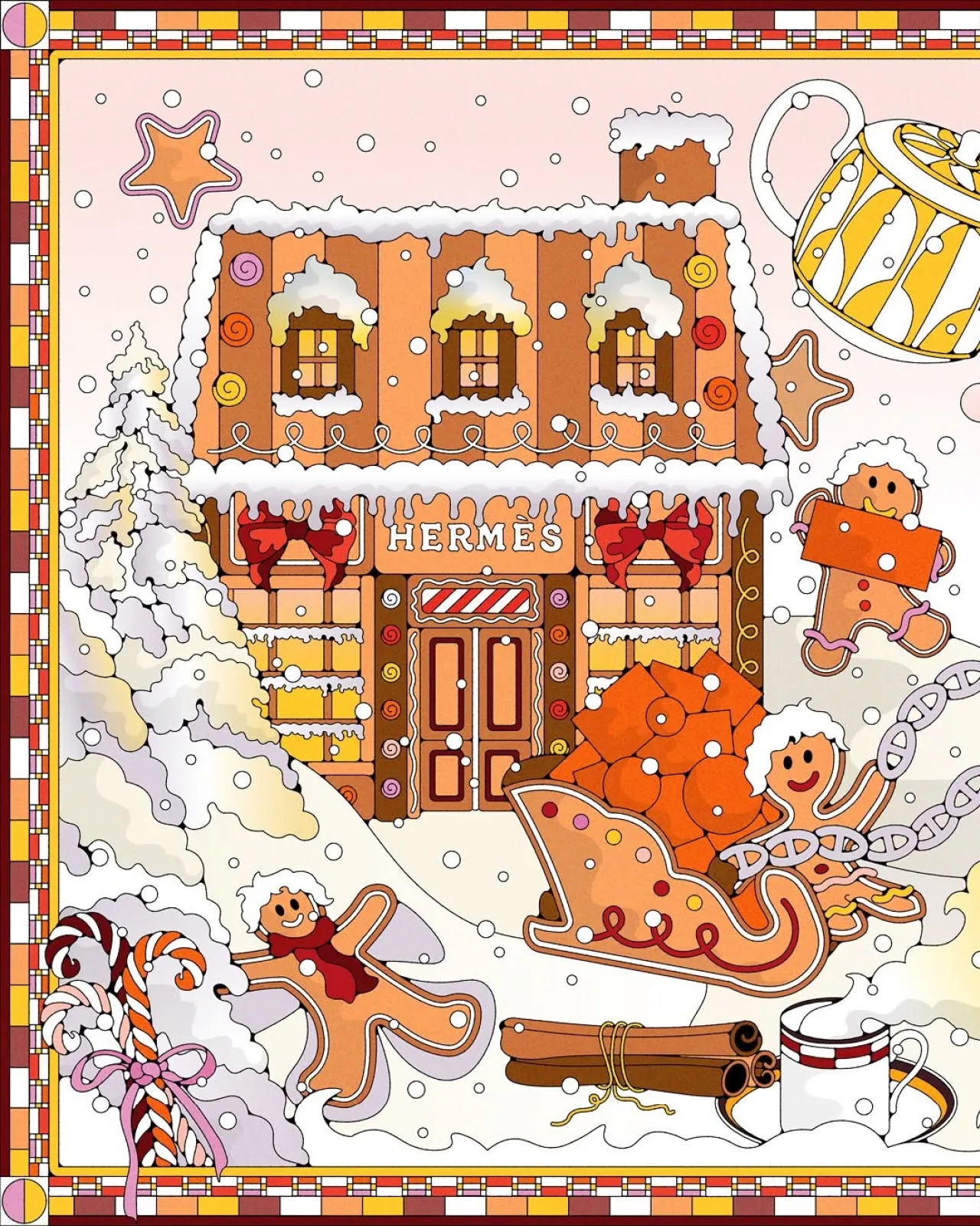 Hermes Unveils Festive "Ho ho horse" Holiday Campaign Featuring Pegasus