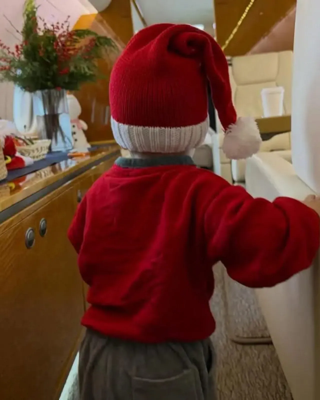 Justin Bieber Shares Rare Photo of Son Jack Blues Dressed as Santa