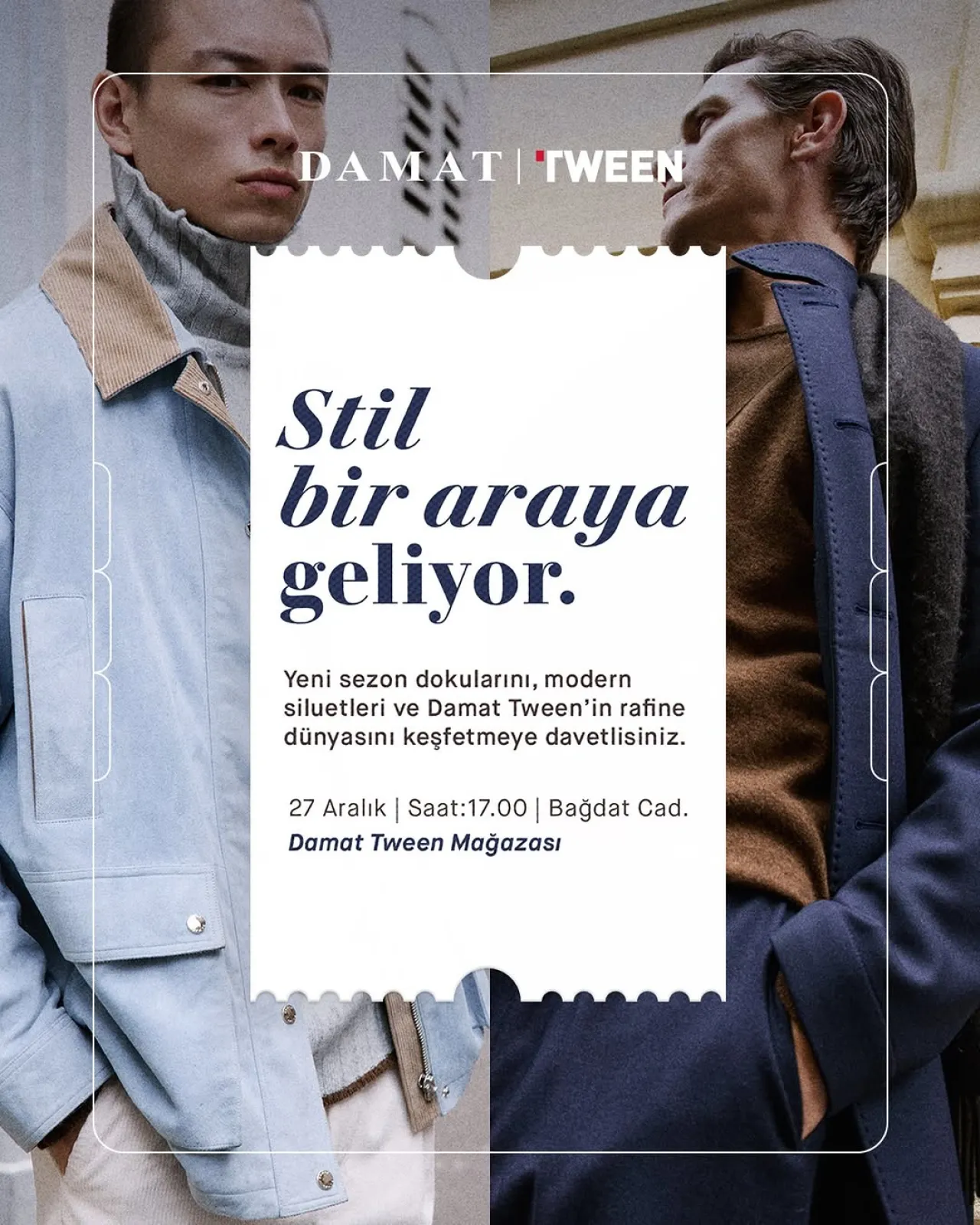 Damat Tween Unveils New Season Collection on Istanbul's Bagdat Caddesi