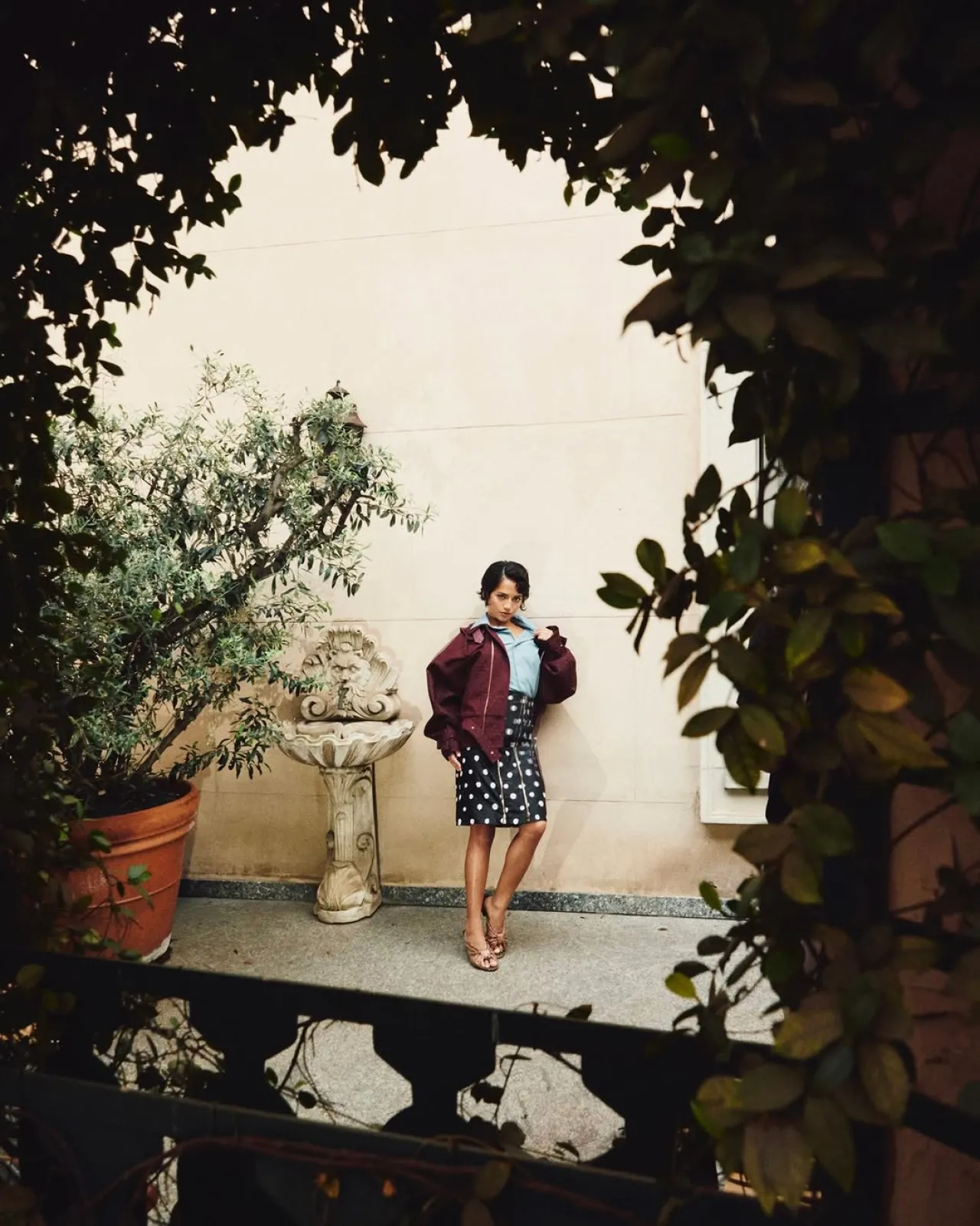 Isabela Merced Fronts Fendi's New Holiday Collection Campaign for Harper's Bazaar Spain