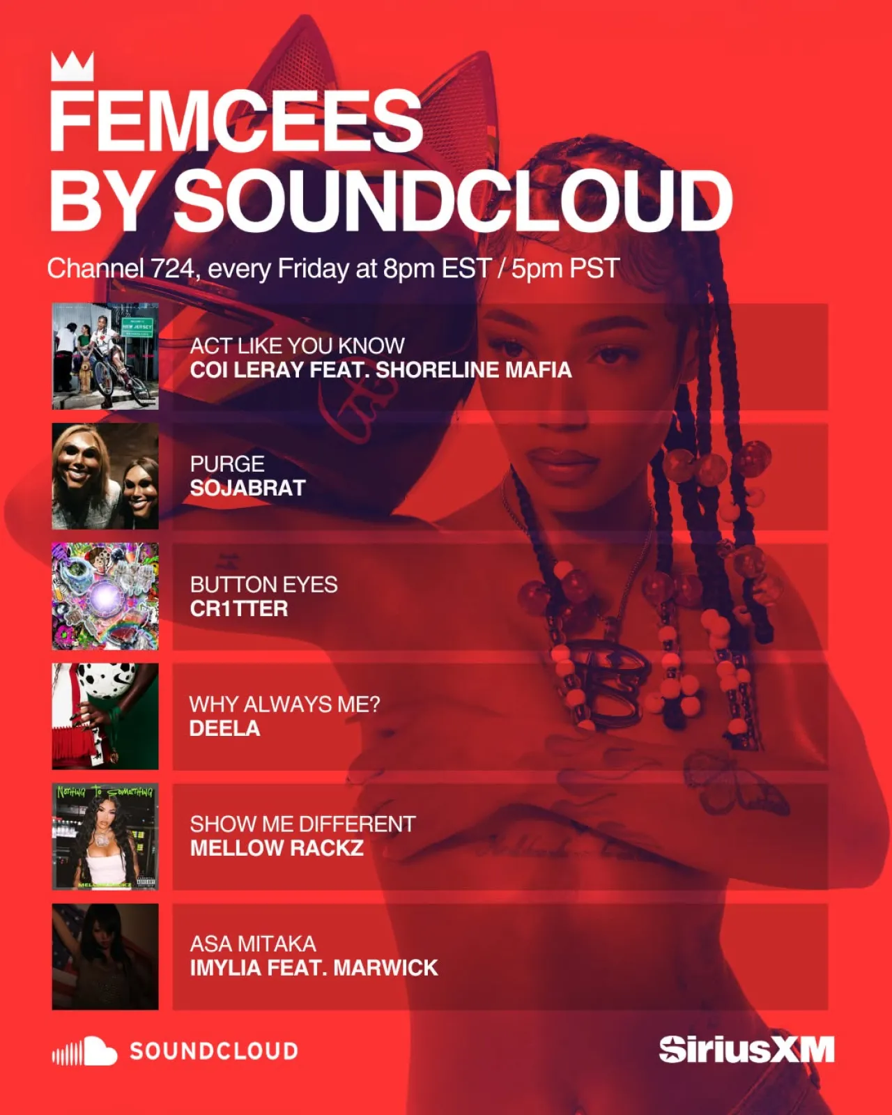 FEMCEES Radio Show Host Returns to SiriusXM with Weekly Friday Broadcasts