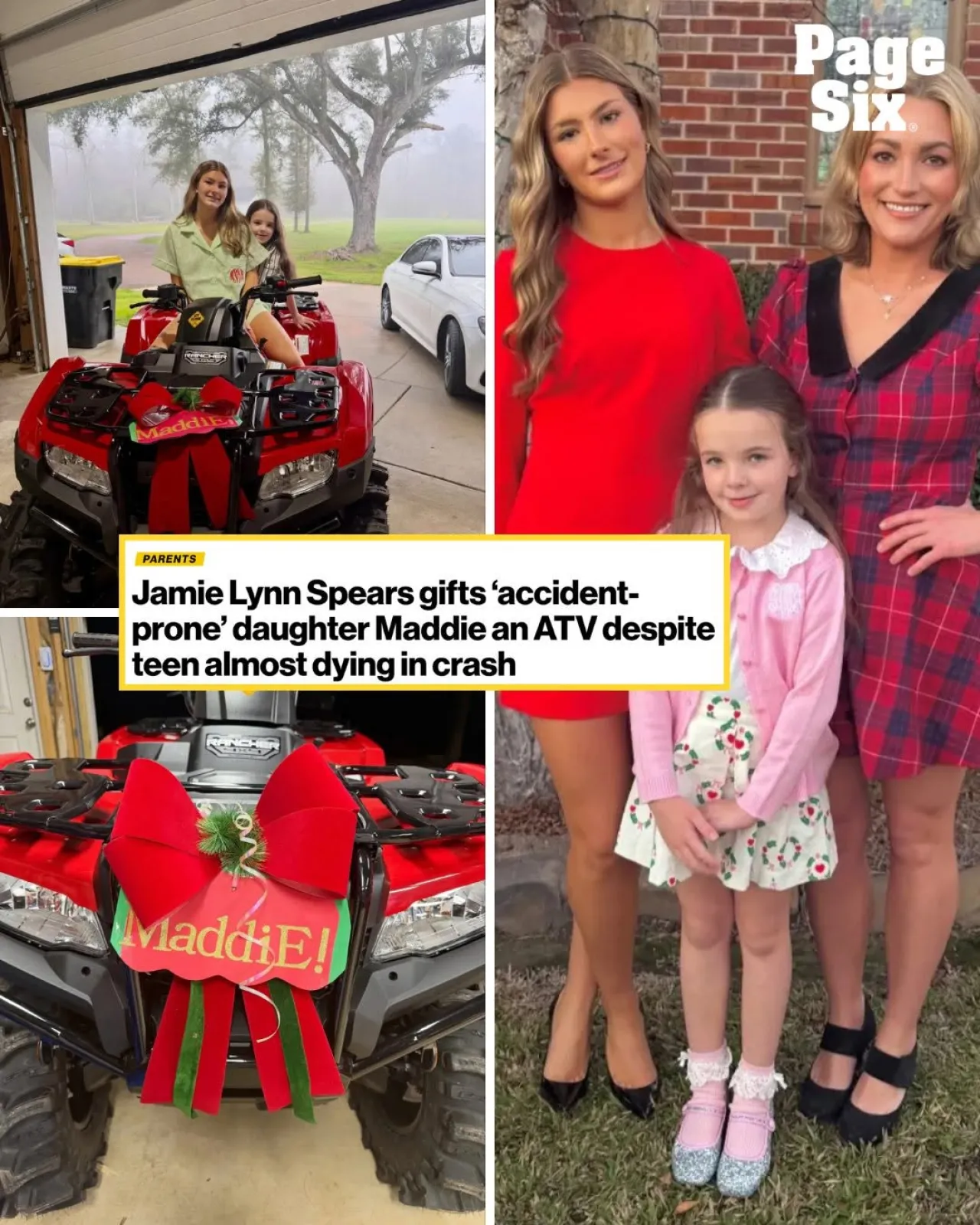 Jamie Lynn Spears Gifts Teen Daughter Maddie an ATV Nearly a Decade After Near-Fatal Accident